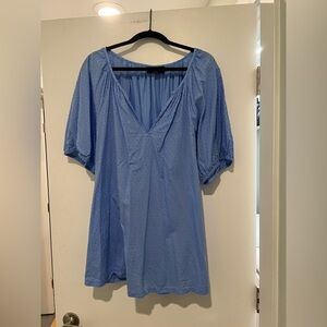 22/24 Lane Bryant Blue Short Sleeve Top